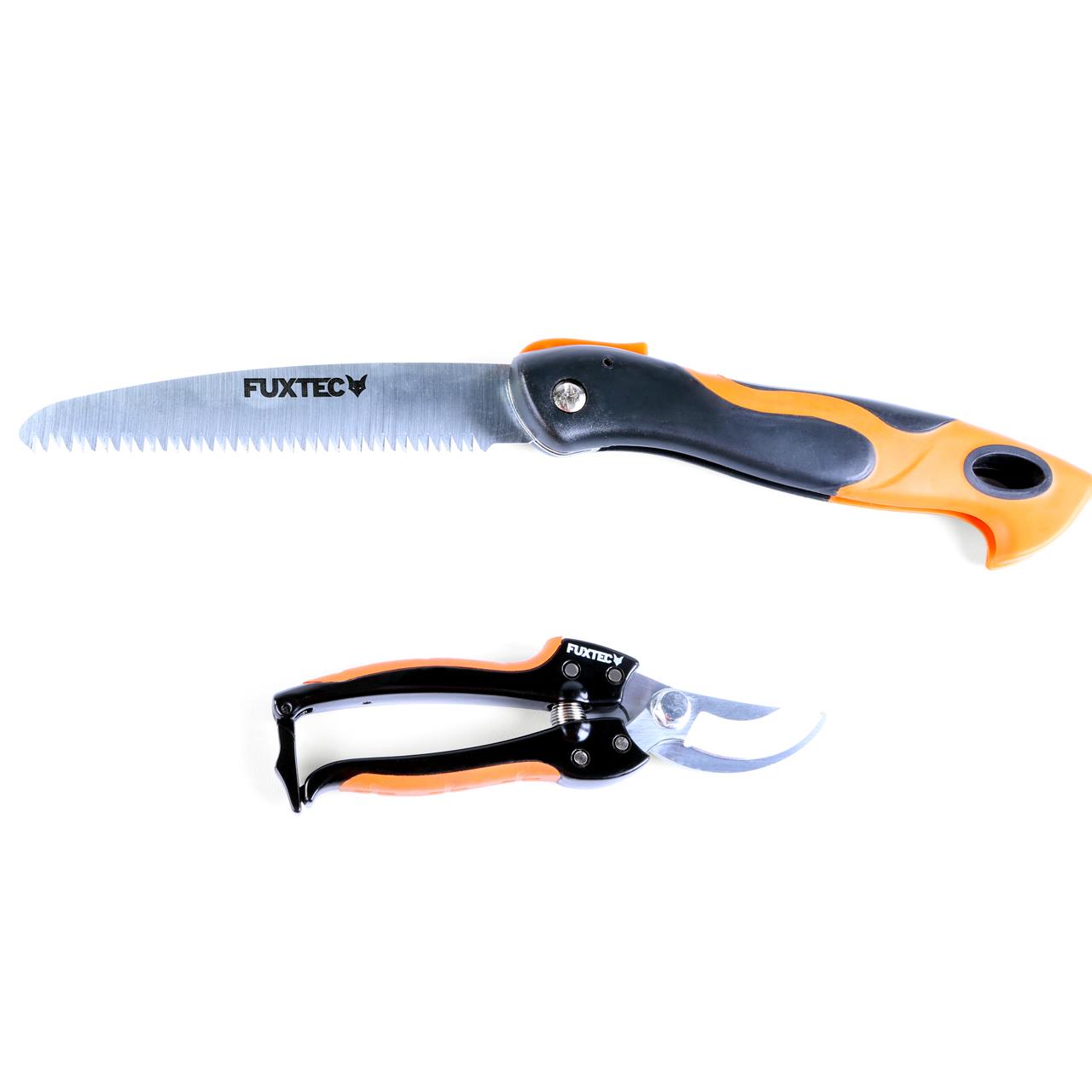 FUXTEC gardening set - folding saw/vine shears - FX-HGW2